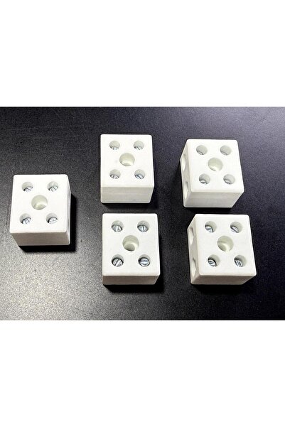 CPO-30A-2P Yüksek Isıya Dayanıklı Porselen Klemens 450V (5 Adet)