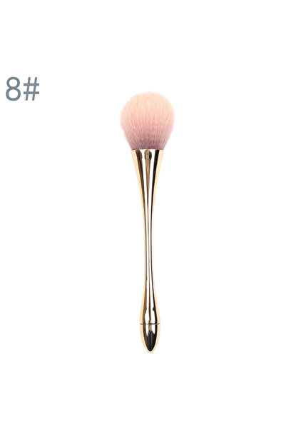 Choice3 1pcs 1pc Big Size Soft Fluffy Glitter Powder Professional Brush Nail ...