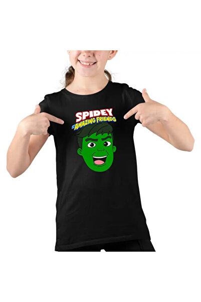 OEM Παιδικό Κορίτσι T-shirt Hulk Spidey Marvel Hulk