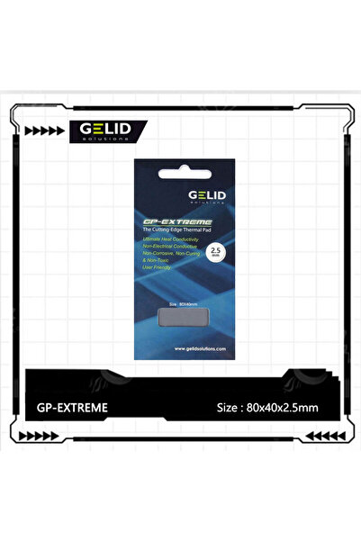 Choice3 80x40x2.5mm GELID GP-EXTREME Thermal Pad CPU/GPU Graphics Card Motherboard high-performance Pad Heat