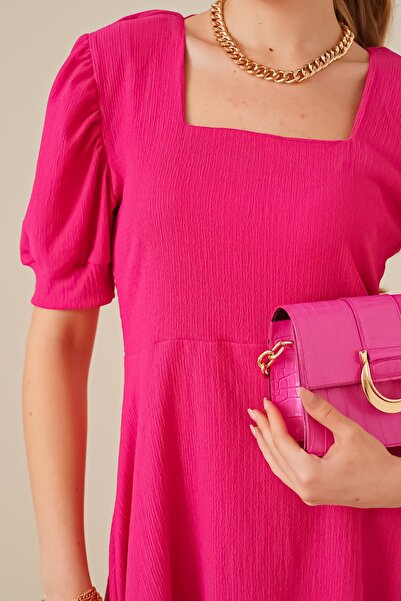 Hiccup Μίνι πλεκτό φόρεμα με τετράγωνο λαιμόκοψη BDART