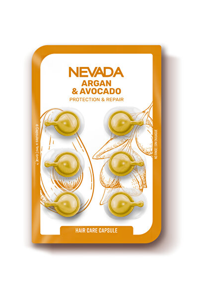 NEVADA كبسولات العناية بالشعر بالأرجان والأفوكادو من نيفادا ١ مل