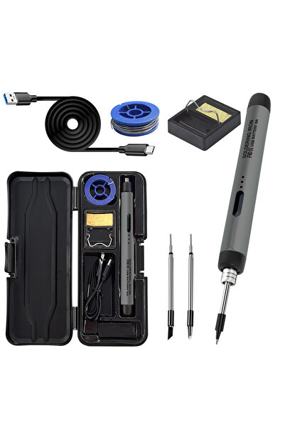 Choice4 C200 grey SET2 USB soldering iron mini small soldering iron set porta...