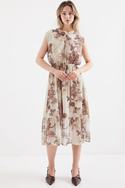Hiccup BDART Рокля с флорален принт и колан