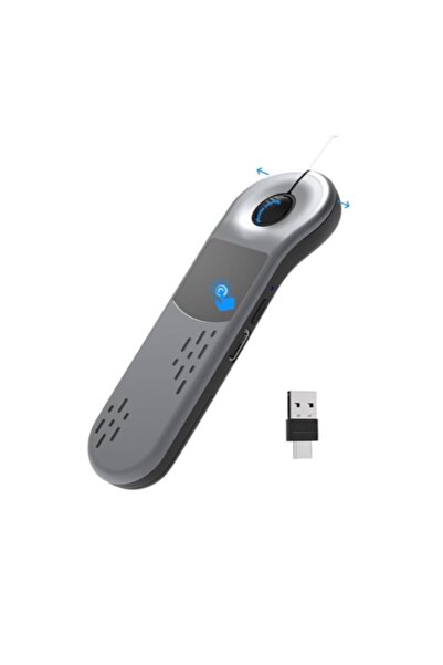 Tradeo Wireless Laser Air Mouse Remote, Dual Mode Bluetooth & 2.4G, for TikTok, Presentations & More