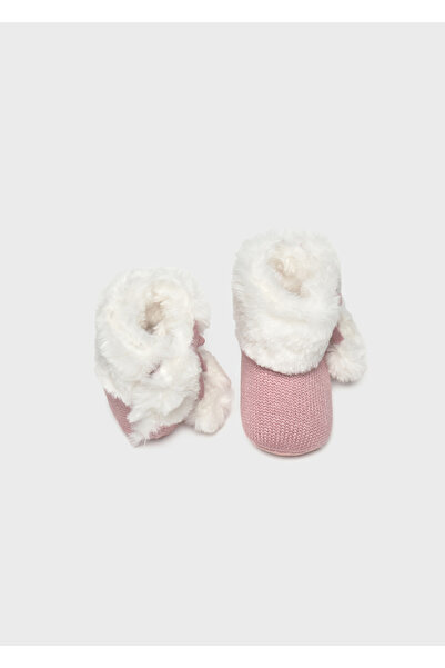 MAYORAL Baby Girl Newborn Pompom Knitted Boots 9954