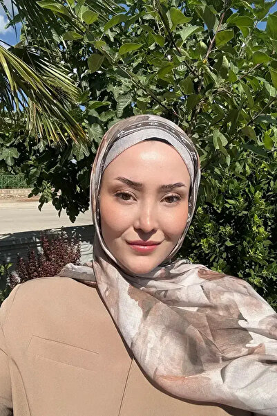 Madame Polo Prestige Helia Desen Şal - Bej