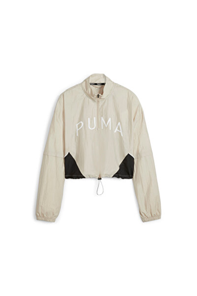 Puma Womens FIT "Move" Woven Jacket - Beige