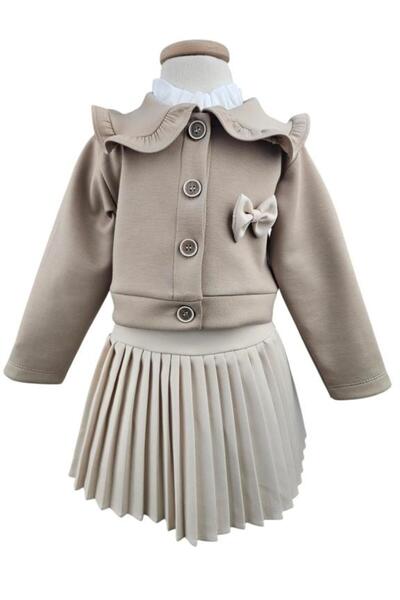 RAPAPA Girl's 3 Piece Pleated Skirt Set 253273Ka
