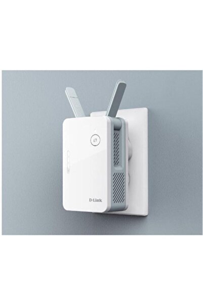 D-Link Range Extender Wireless E15, Gigabit, 1501 Mbps, 2 External Antennas (White)