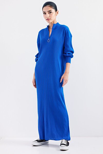 Hiccup Rochie tricotată texturată cu nasturi BDART