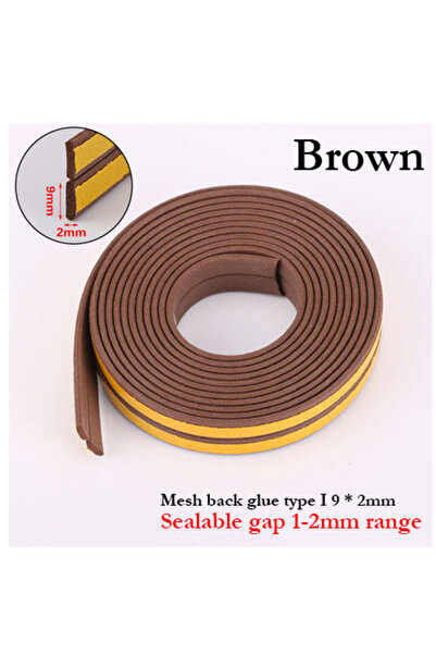 Choice7 شرائط عزل الأبواب ذاتية اللصق من النوع DIEP مقاس 9×2 مم، مقاس 5 أمتار...