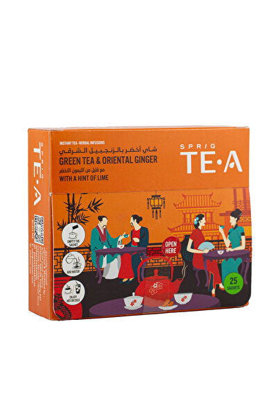 Sprigleaf سبيرج شاي اخضر بالزنجبيل الشرقي 25كيس