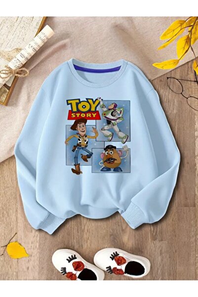 oneagılyazı Kışlık Kapüşonlu Sweatshirt, Çocuk Toy Story Baskılı
