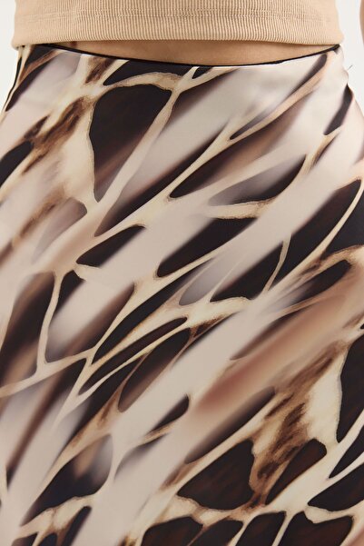 Hiccup Bdart Lined Maxi Satin Skirt