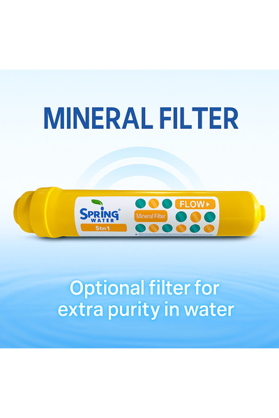 Spring Water Mineral Filtre – 5 Mineralli | Kalsiyum, Magnezyum, Potasyum Des...