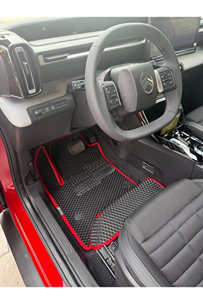 tufan kurt Citroen C3 Aircross Hybird 2025 Sonrası Eva Paspas Topukluk + 3 Logo + Koltuk Önü (ELEKTRİKLİ UYMAZ)