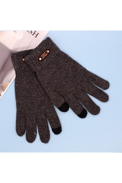 Flippy Mănuși tactile pentru bărbați, model universal, gri