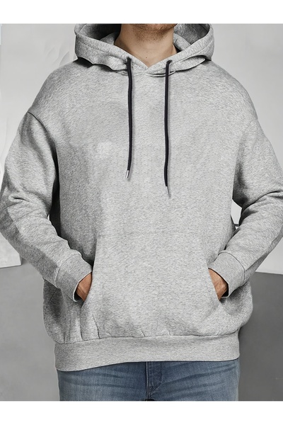 Lider Leather Hanorac unisex cu glugă și buzunar tip cangur, țesătură din bum...