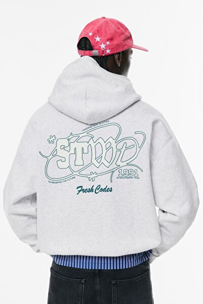 Pull & Bear Kapüşonlu STWD 1991 sweatshirt