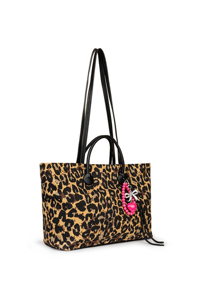 Twist Animal Print Bag with Karma Accessories