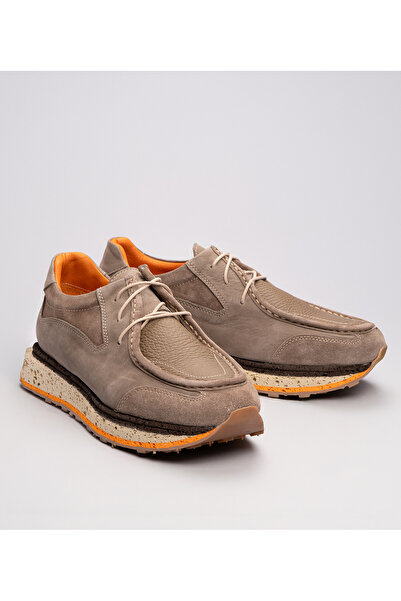 MARCOMEN Erkek Süet Casual Ayakkabı Vizon
