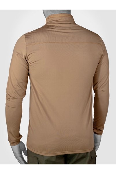 Mudeir Tactical T-Shirt Long Sleeve Ilgin Kayote Brown Operation, Anti-Sweat, Long Sleeve, Tactic