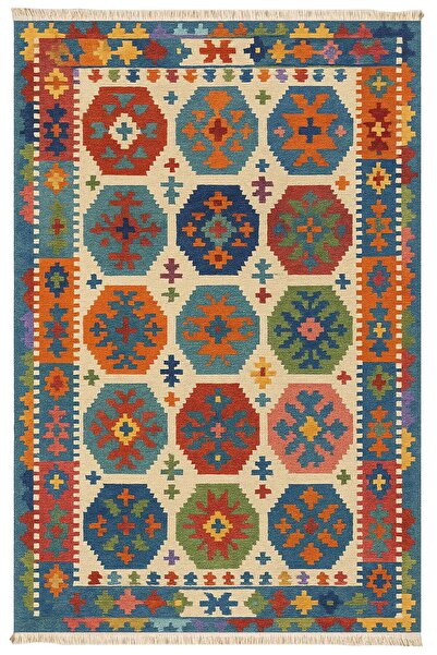 Markaev Renk Harmanı Halı Dokuma Taban Halı 337 YNG