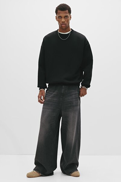 Pull & Bear Basic bol kesim sweatshirt