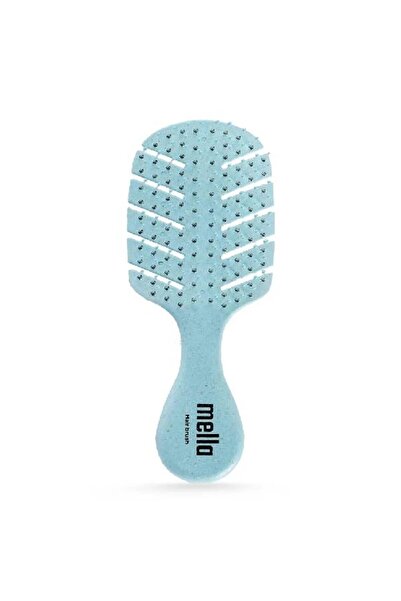 MELLA Mila Natural Fiber Detangling Hairbrush Light Blue