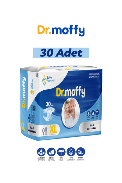 Dr. Moffy Yetişkin Hasta Bezi X-Large 30 Adet