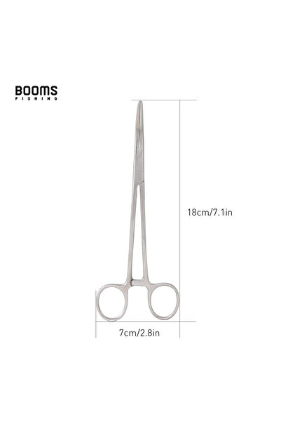Choice Big Size Booms Fishing Stainless Steel Hook Remover Curved Tip Pliers ...