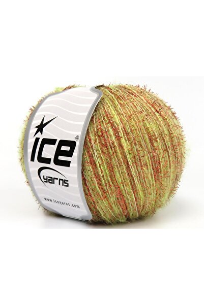 Ice yarns 8x50 جرام. صوف تومي جليتز، لامع معدني، أخضر فاتح أكريليك، لامع معدن...