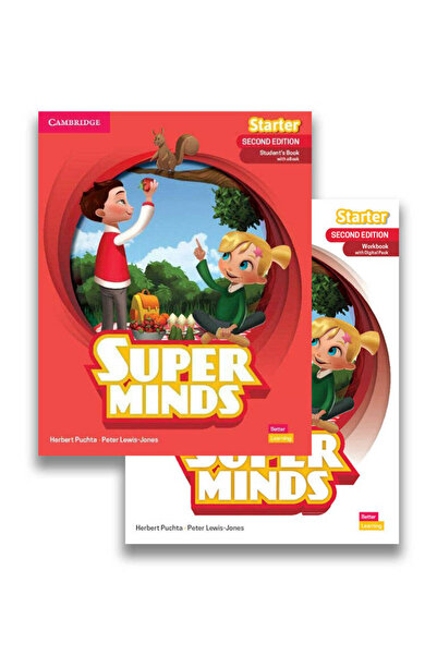 Cambridge Publishing Super Minds Starter Student's Book With Ebook + Workbook...