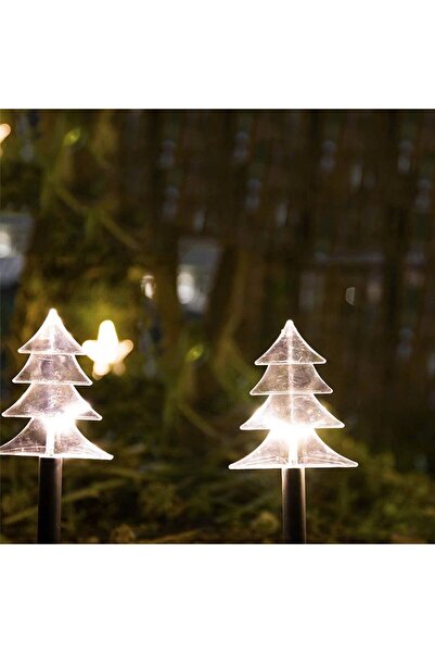 Flippy Set of 5 outdoor LED solar lamps, Tree model, for garden, Flippy, 35.5 cm, Warm White