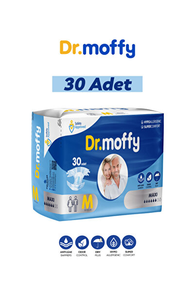 Dr. Moffy Yetişkin Hasta Bezi Medium 30 Adet