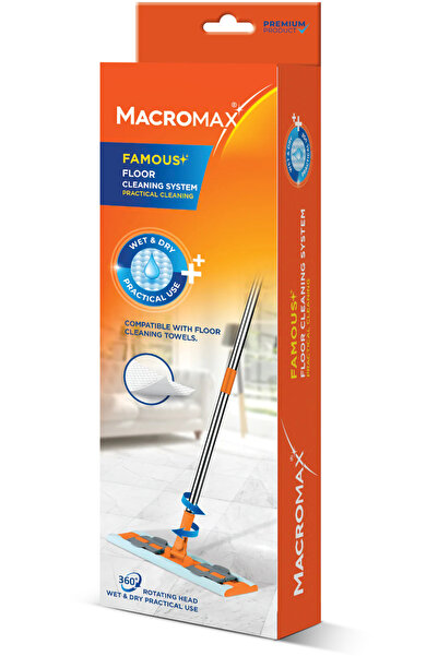 MACRO MAX Mop Universal Wet & Dry – Compatibil cu Lavete de Podea