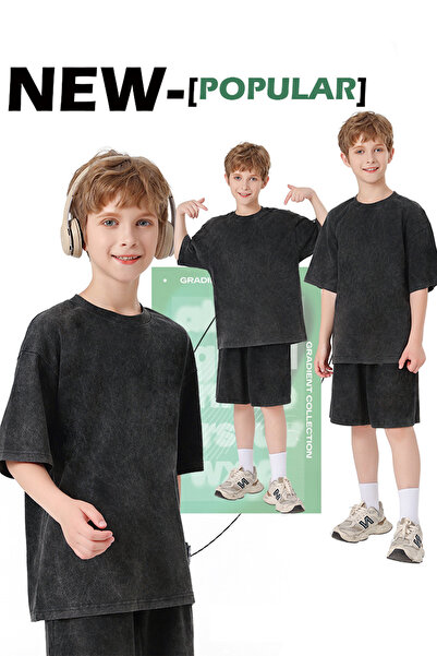 Song Feng Ya Nordic Fashion Solid Black Loose Short-Sleeved T-Shirt Casual To...