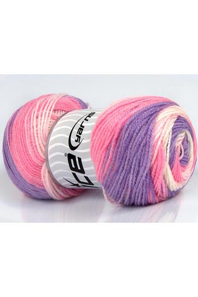 Ice yarns مجموعة من 4 خيوط من خيوط الجليد بوزن 100 جرام، خيوط باتيك للأطفال، ...