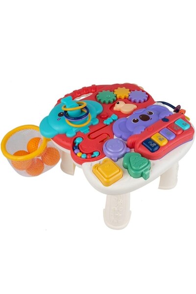 SOLTOY SOLTOY® Учебна маса Коала за бебета, интерактивна маса за бебешки зани...