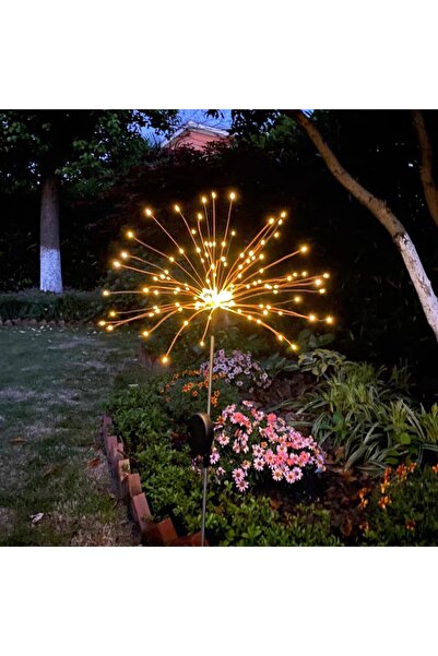 Flippy Solar Lamp in Firework Shape, 90 LEDs, Warm White,