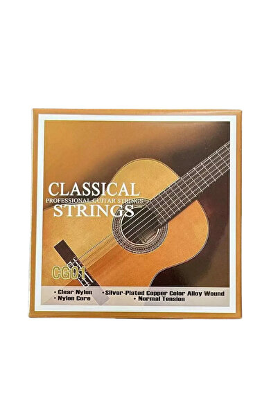 Choice Classical Strings 6 Pcs Classical Guitar Strings - Nylon Core Basses - Silver-Plated Copper Alloy Wo