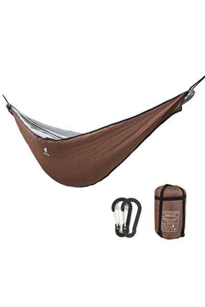 Choice لحاف سفلي بني محمول للأرجوحة مناسب للطقس البارد في الشتاء للتخييم والم...