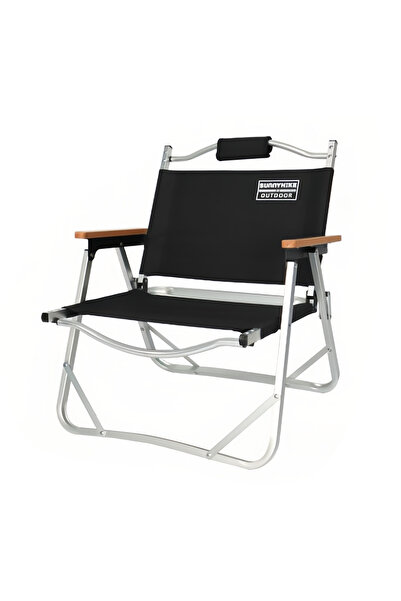 ETG Outdoor Camping Folding Chair, Height Adjustable, with Storage Bag