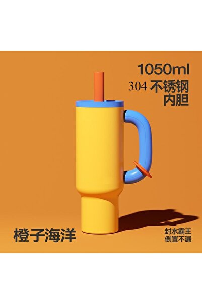 Choice كوب حراري كبير معزول بقشة من الفولاذ المقاوم للصدأ 304 بسعة 40 أونصة م...