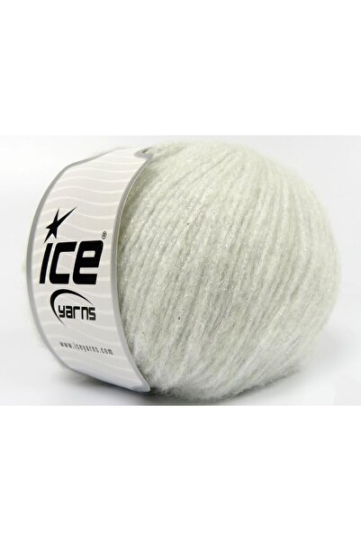 Ice yarns 6×50 جرام. خيوط تيفتيك، لمعان معدني، لمعان أكريليك أبيض مائل للصفرة...