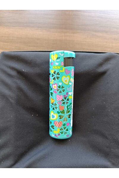 Markasız ucuz Çiçekli Işıklı Kadınlara Özel Metal Jet Turbo Hediyelik Çakmak