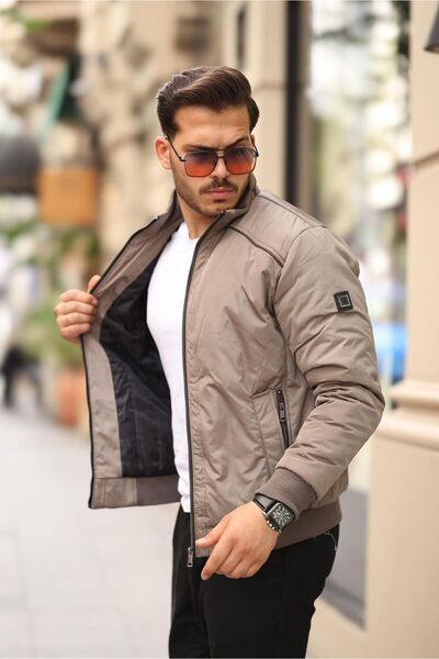 HI MEN Bomber Coat Fiber Embroidered Comfort