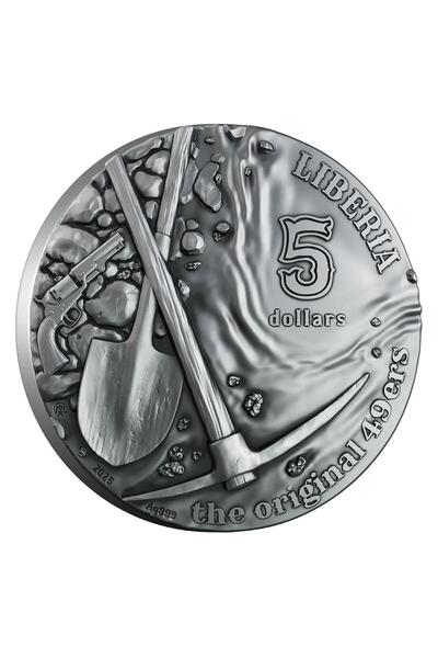 RimaGold Kaliforniya Altına Hücum Gümüş Sikke Coin