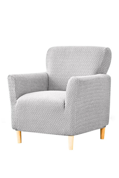 upmall غطاء أريكة من قماش الجاكار بنمط الطوب، غطاء أريكة سرير قابل للتحويل إلى سرير، غطاء كرسي بذراعين مطاطي غير قابل للانزلاق مفرد